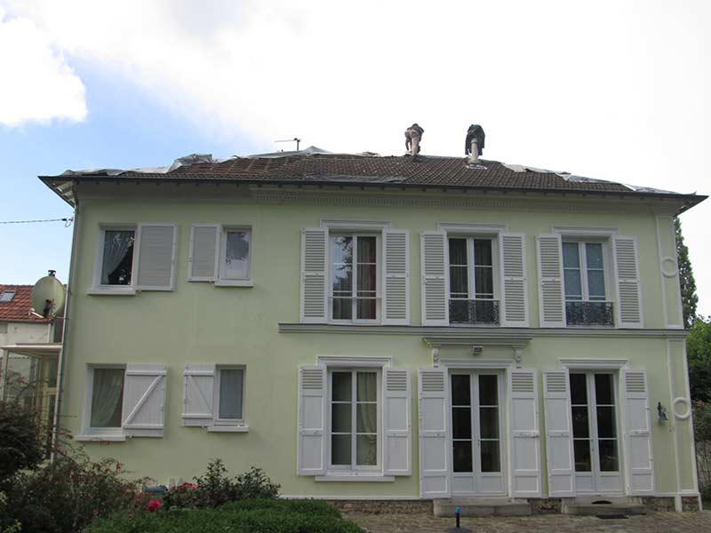 Travaux de remise à neuf de toiture Taverny